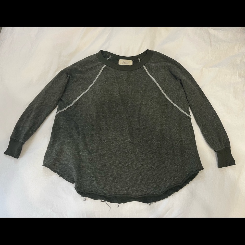 Green long sleeve top